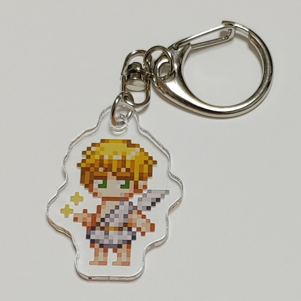 ヘタリアドット絵アクリルキーホルダー