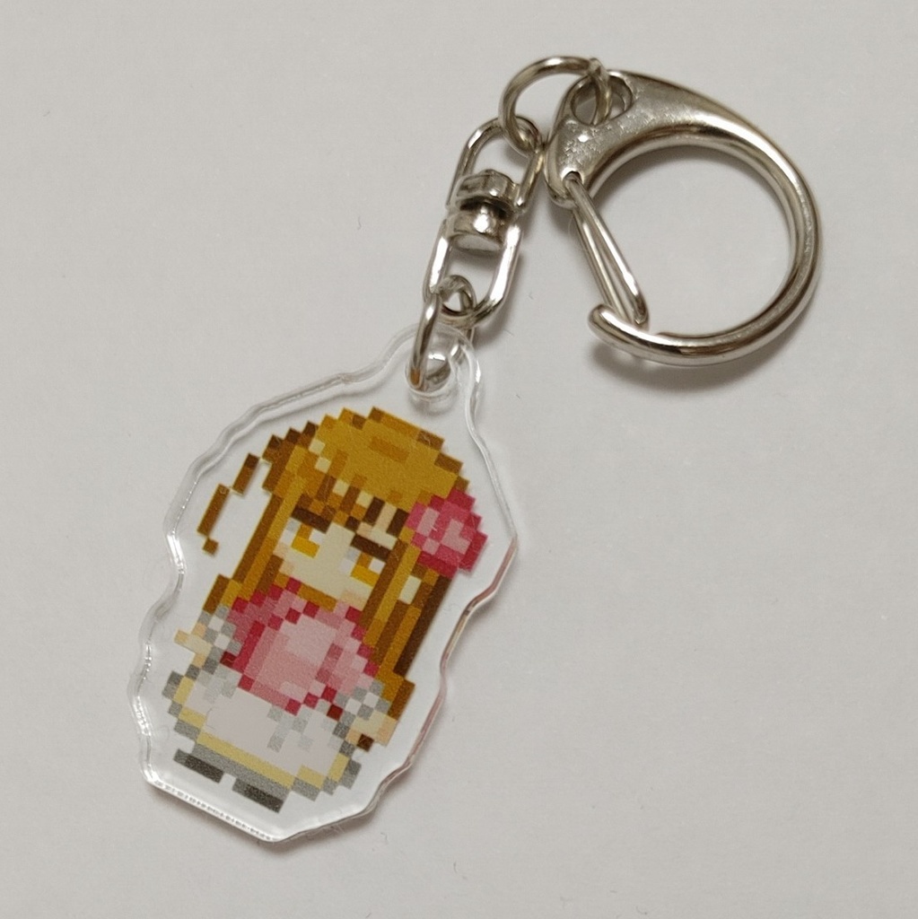 ヘタリアドット絵アクリルキーホルダー