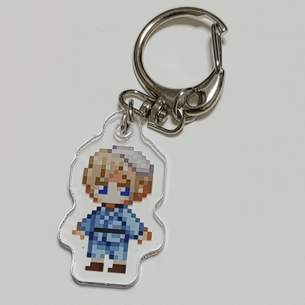 ヘタリアドット絵アクリルキーホルダー