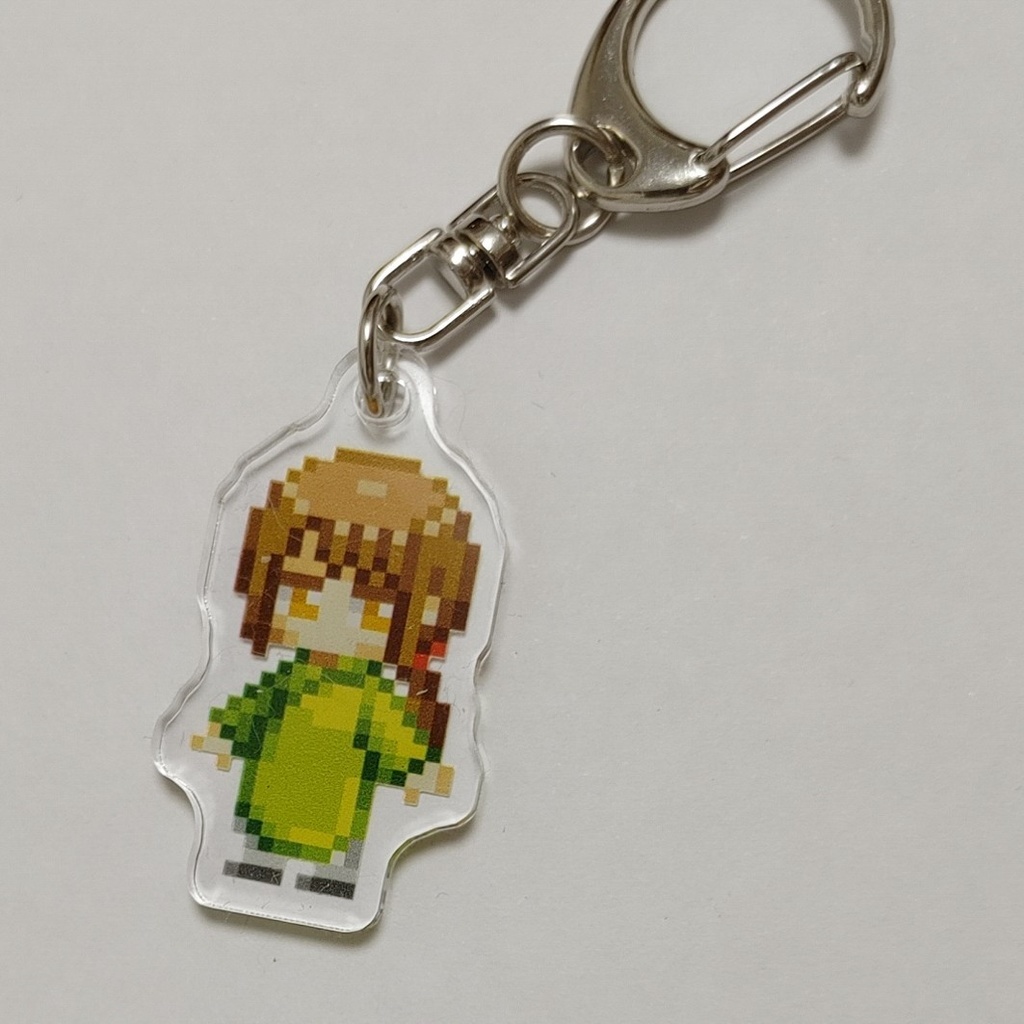 ヘタリアドット絵アクリルキーホルダー