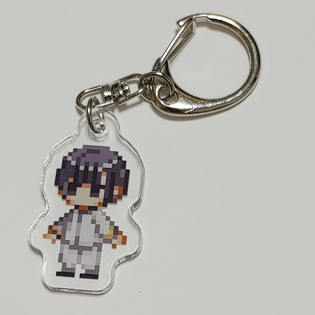 ヘタリアドット絵アクリルキーホルダー