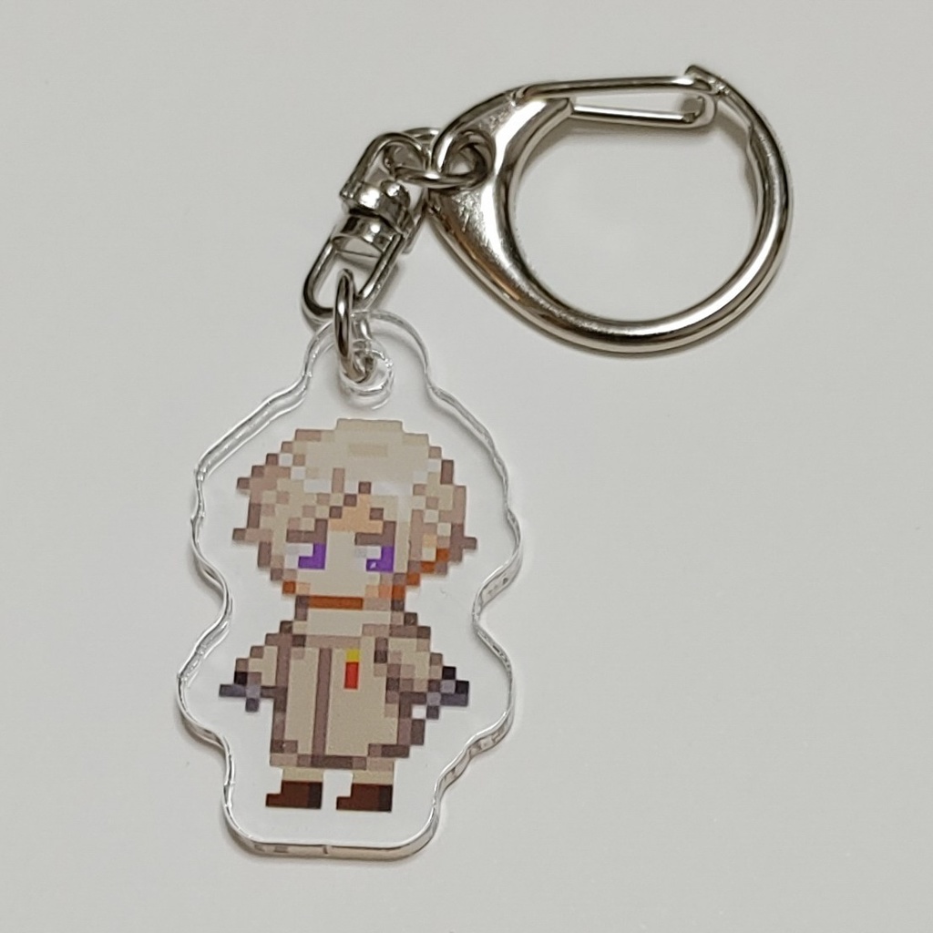 ヘタリアドット絵アクリルキーホルダー