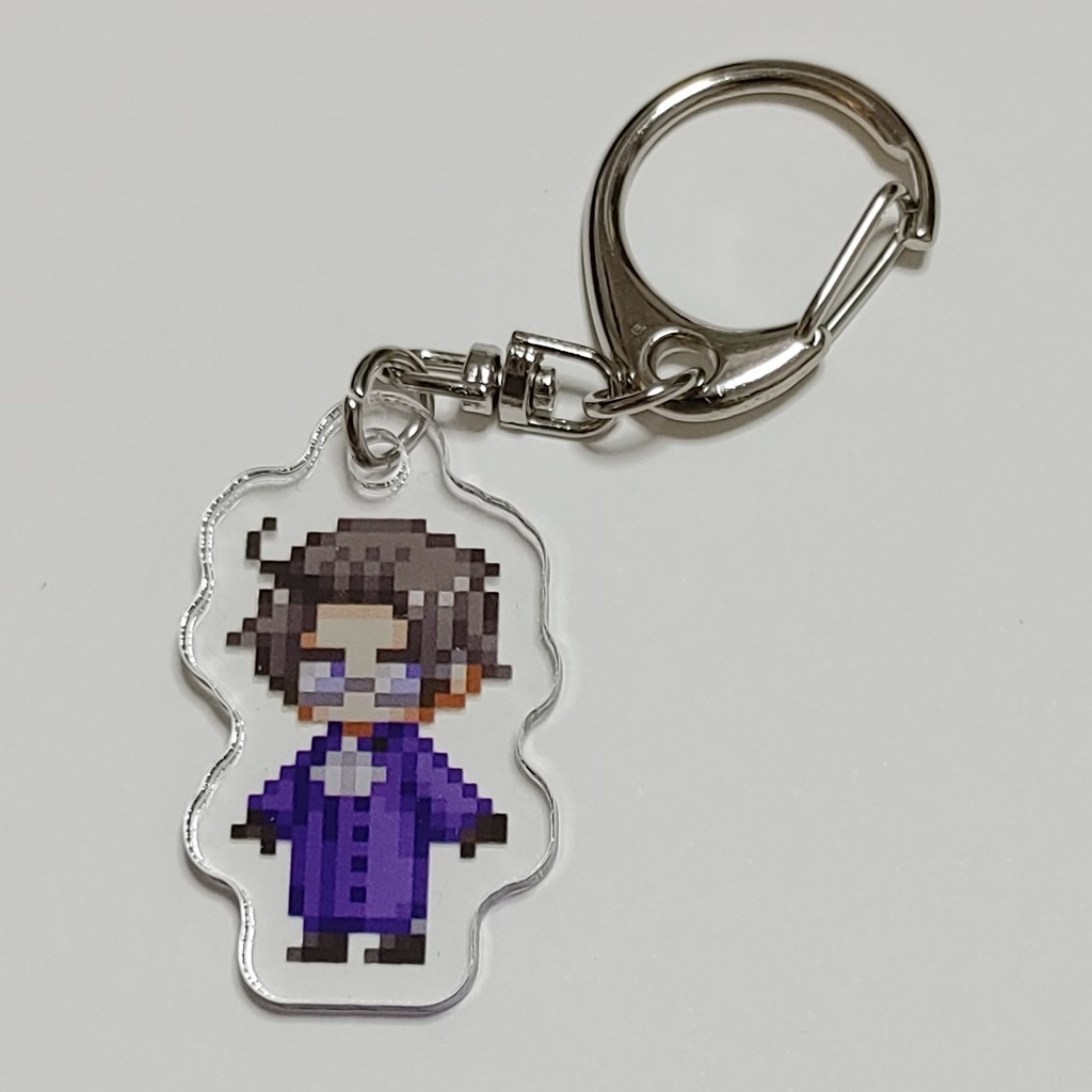 ヘタリアドット絵アクリルキーホルダー