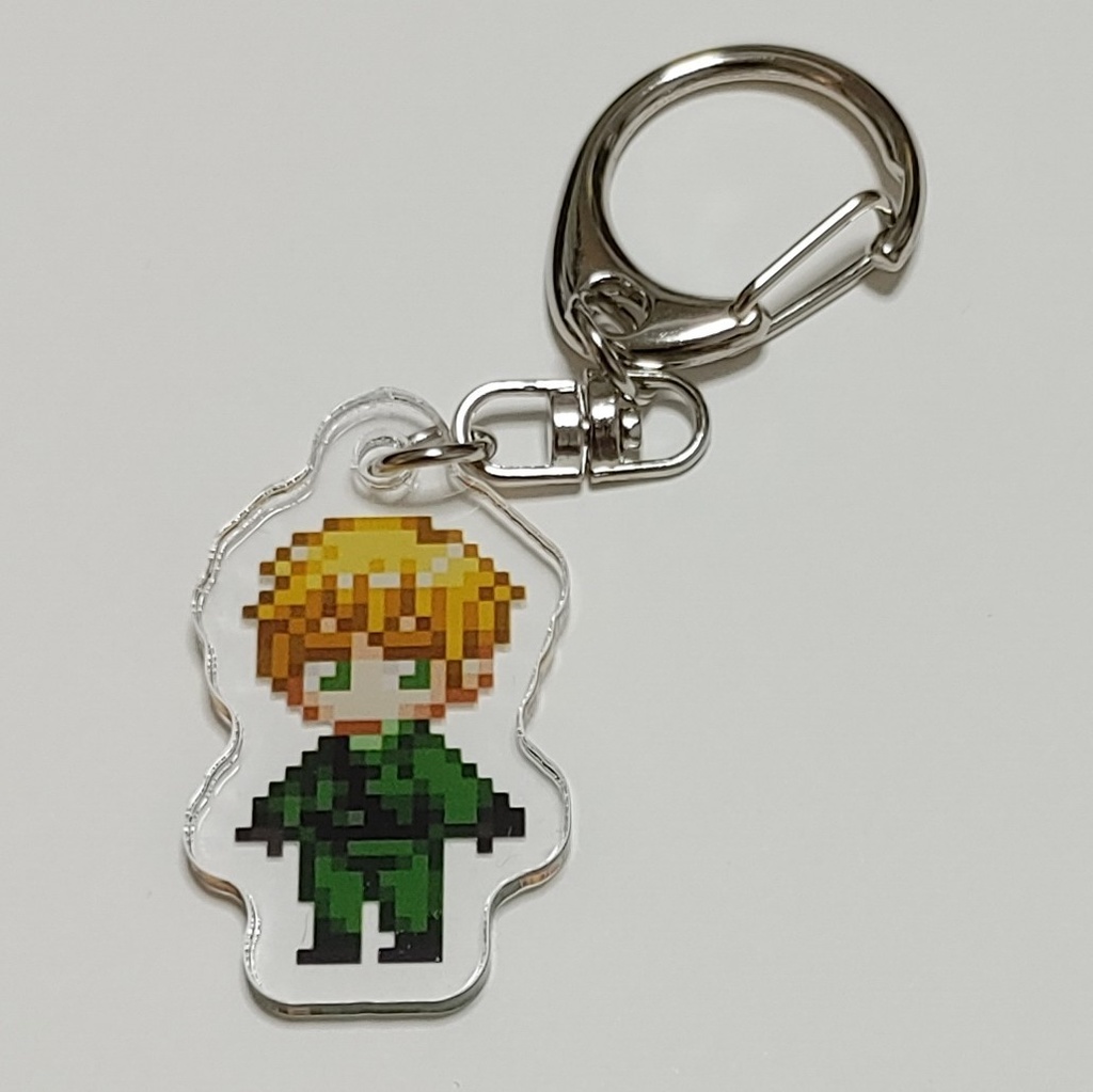 ヘタリアドット絵アクリルキーホルダー