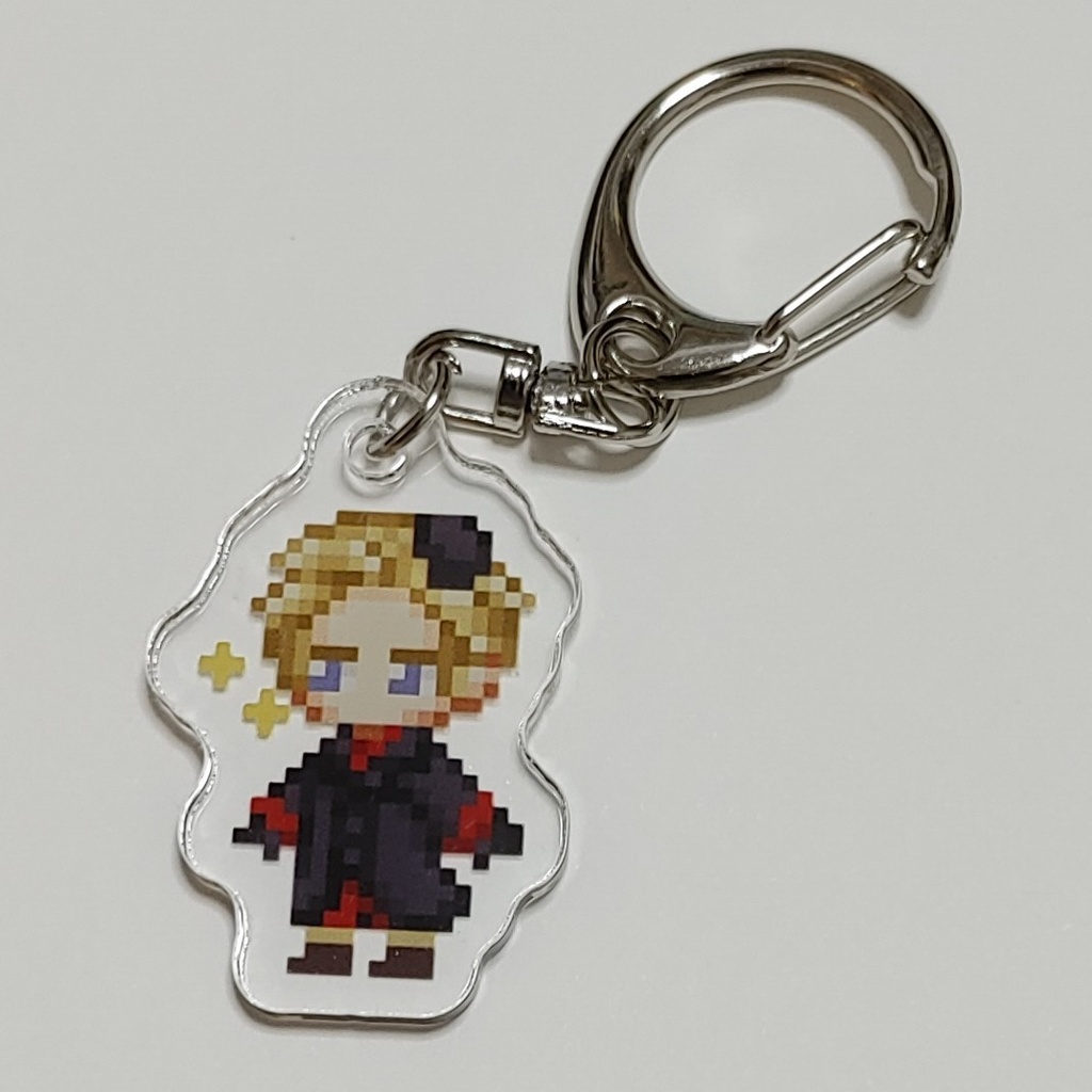 ヘタリアドット絵アクリルキーホルダー