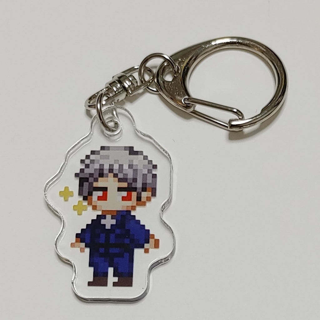 ヘタリアドット絵アクリルキーホルダー