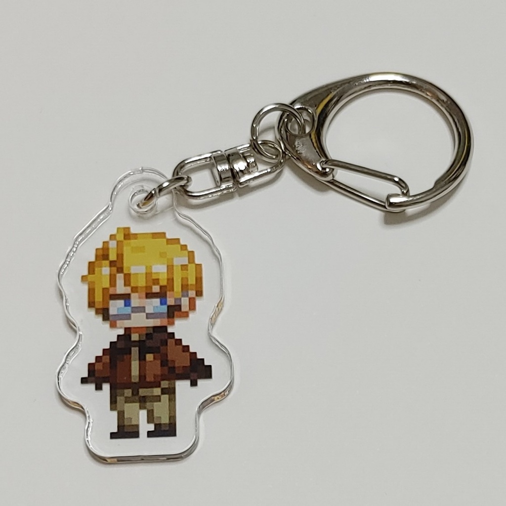 ヘタリアドット絵アクリルキーホルダー