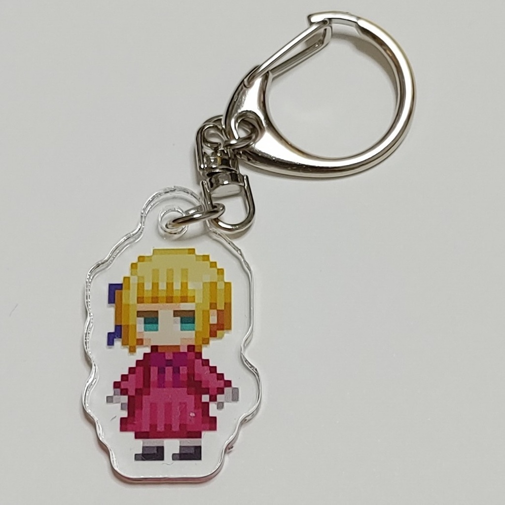 ヘタリアドット絵アクリルキーホルダー