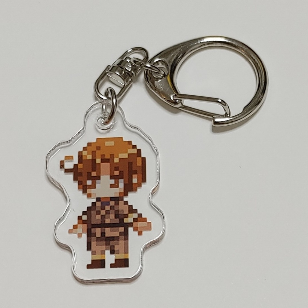 ヘタリアドット絵アクリルキーホルダー