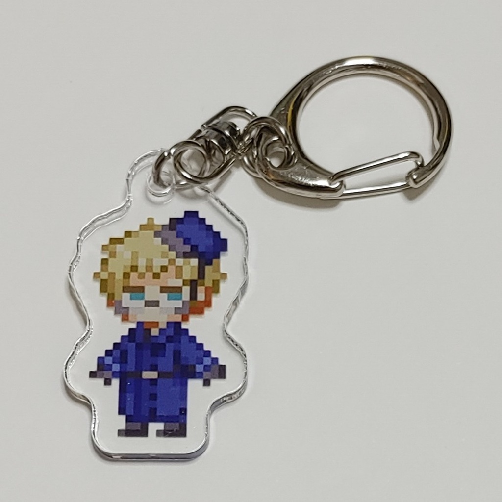 ヘタリアドット絵アクリルキーホルダー