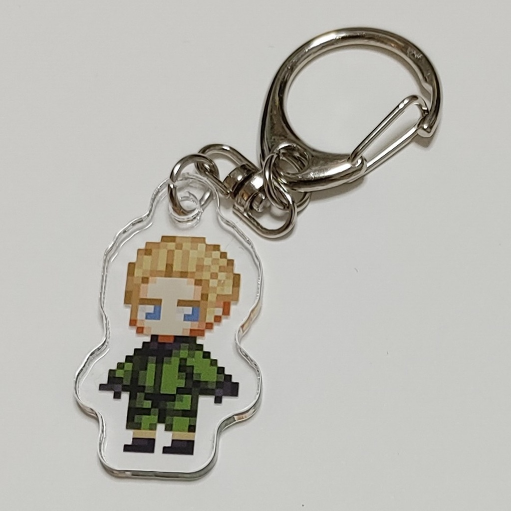 ヘタリアドット絵アクリルキーホルダー