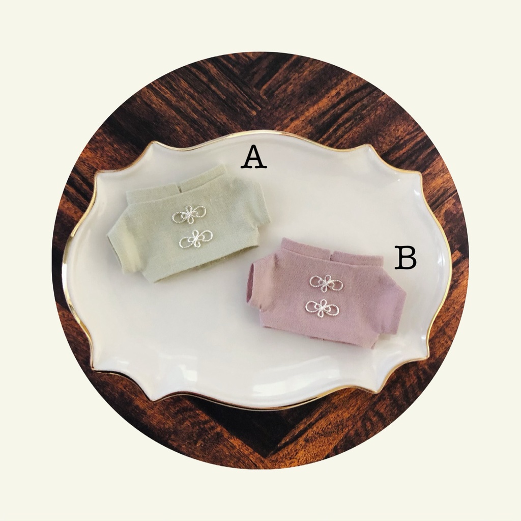 チャイナ風シャツ【10cmぬいsize/送料別】