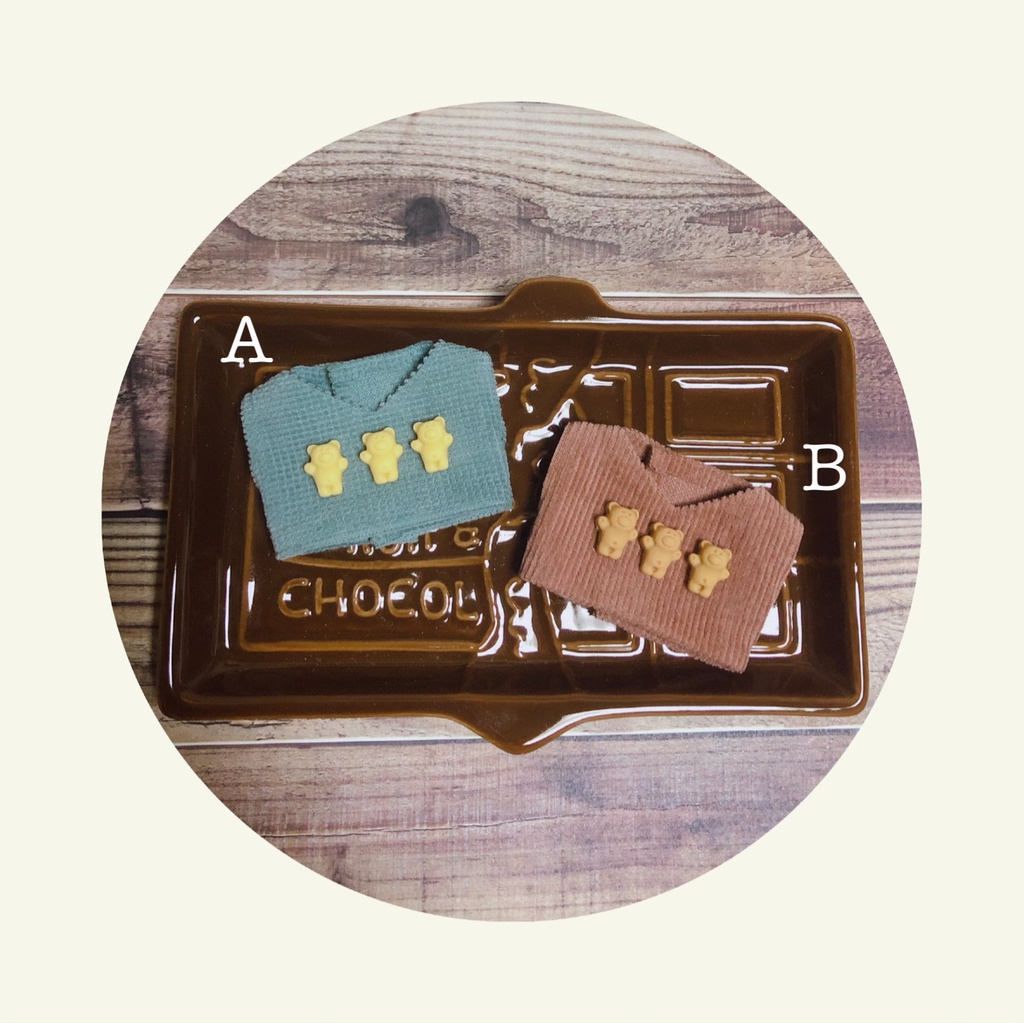 ベアコーデュロイベスト【10cmぬいsize/送料別】