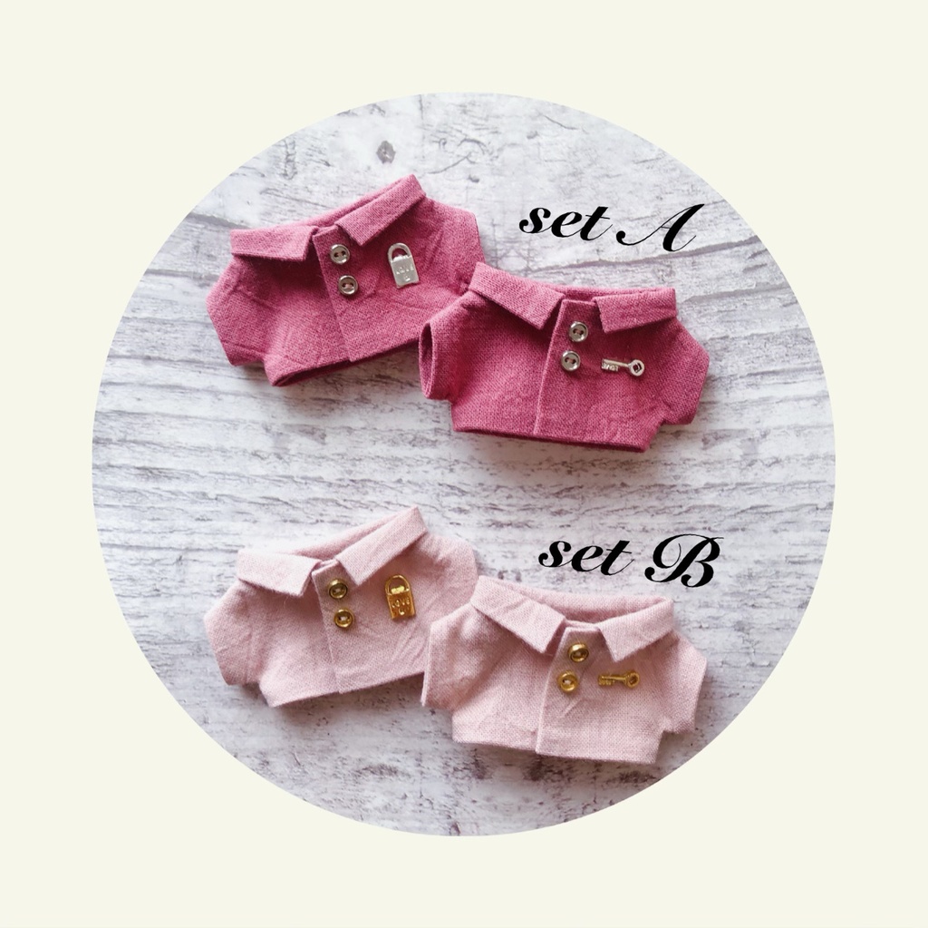 ロック&キーシャツセット【10cmぬいsize/送料別】