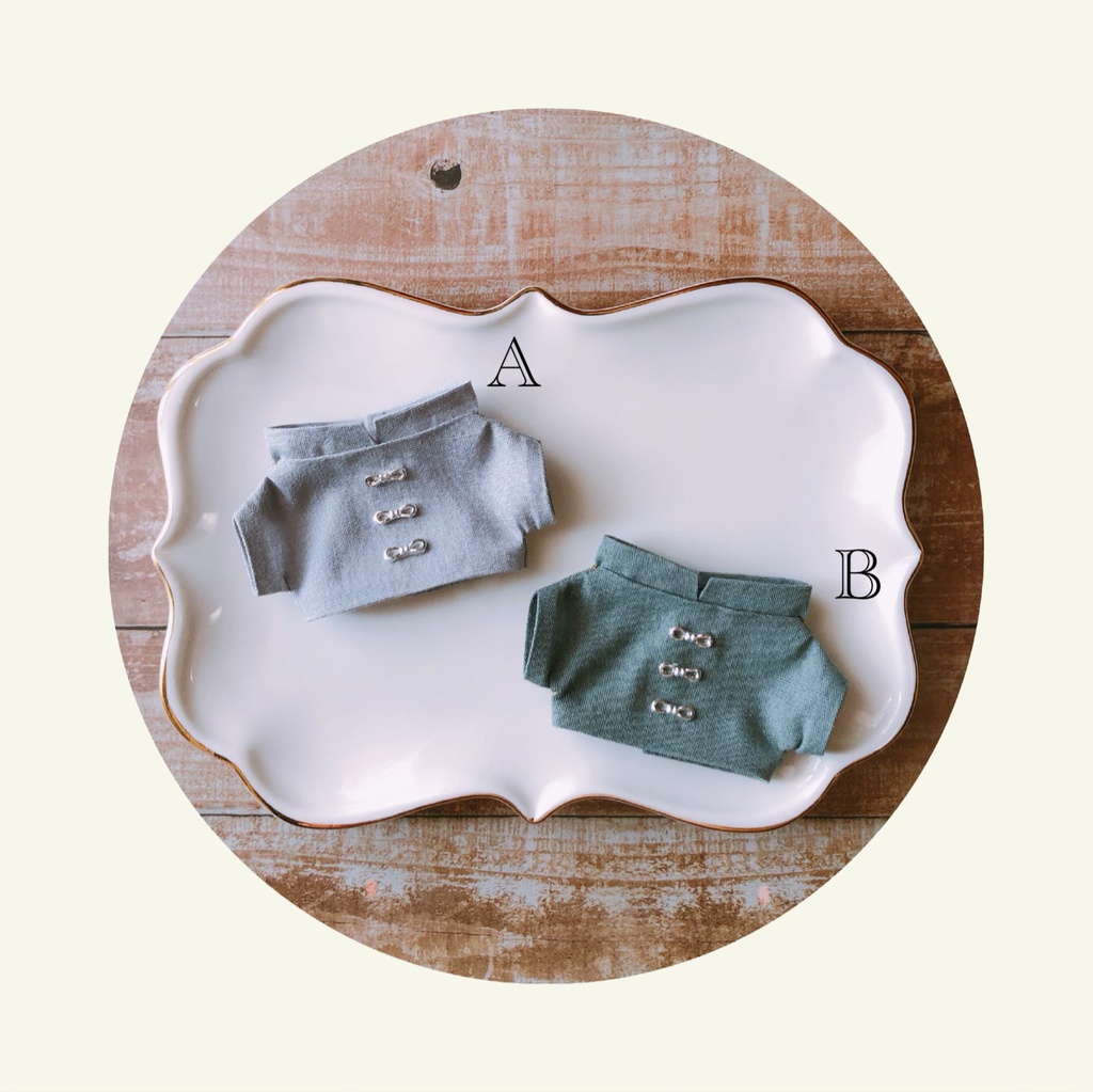 チャイナ風シャツ【10cmぬいsize/送料別】