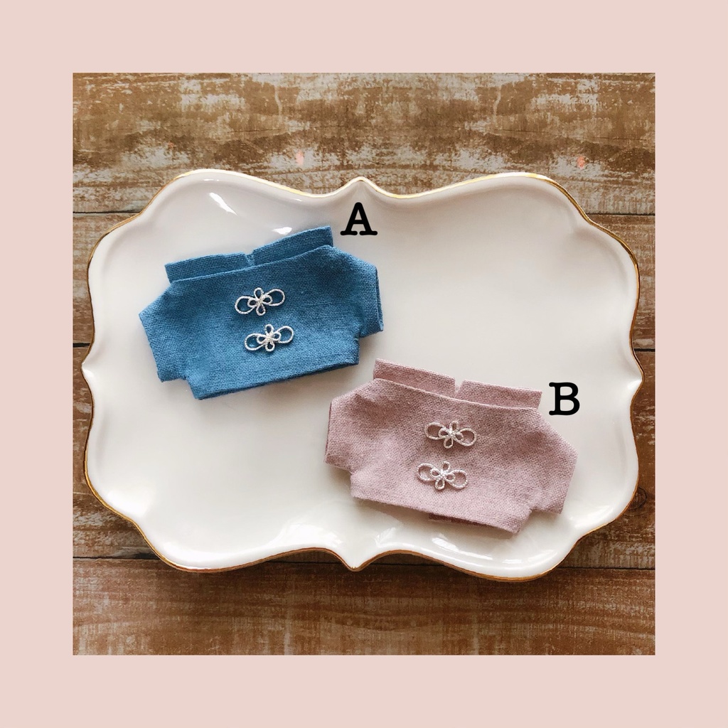 チャイナ風シャツ【10cmぬいsize/送料別】