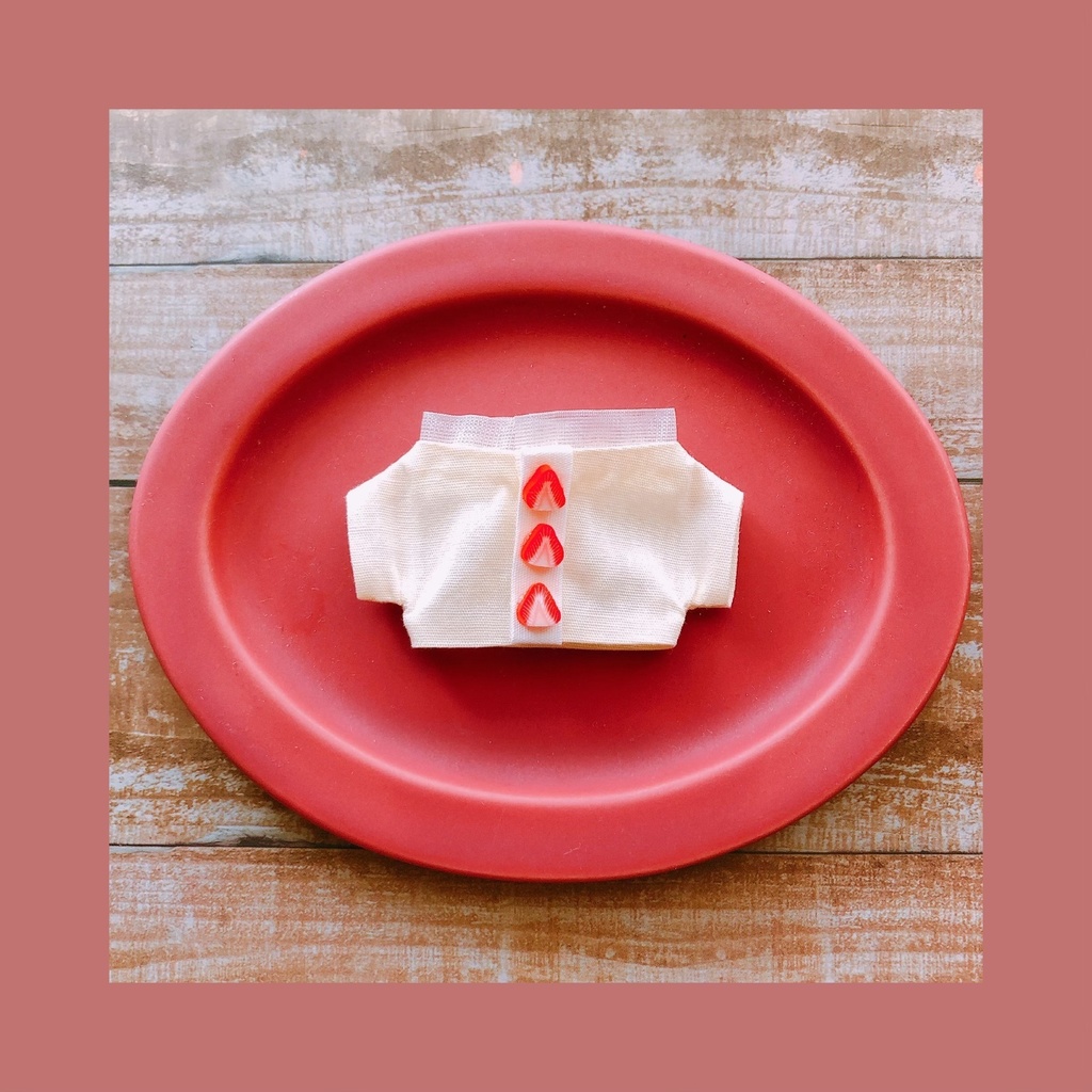 いちごサンドシャツ【10cmぬいsize/送料別】