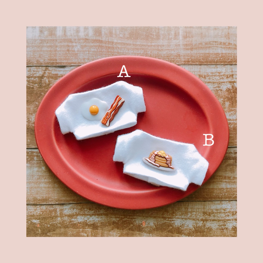 朝ごはんTシャツ【10cmぬいsize/送料別】