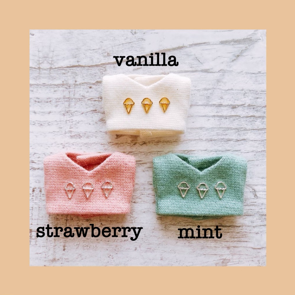 アイスクリームベスト🍦【10cmぬいsize/送料別】