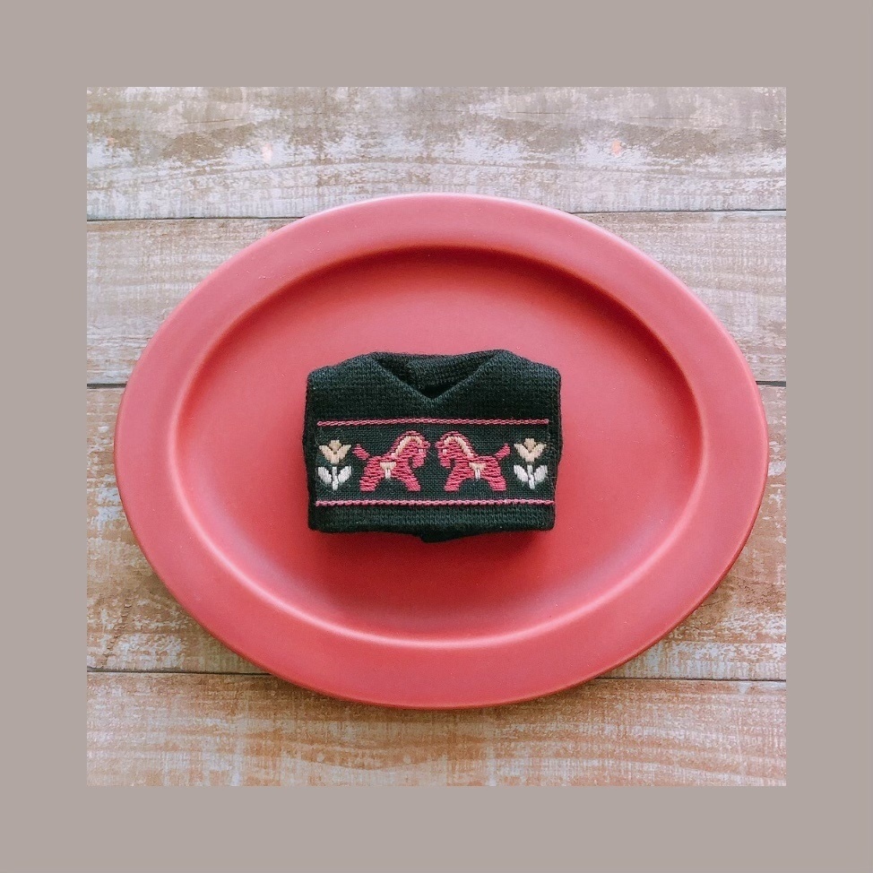 仔馬とチューリップのベスト【10cmぬいsize/送料別】