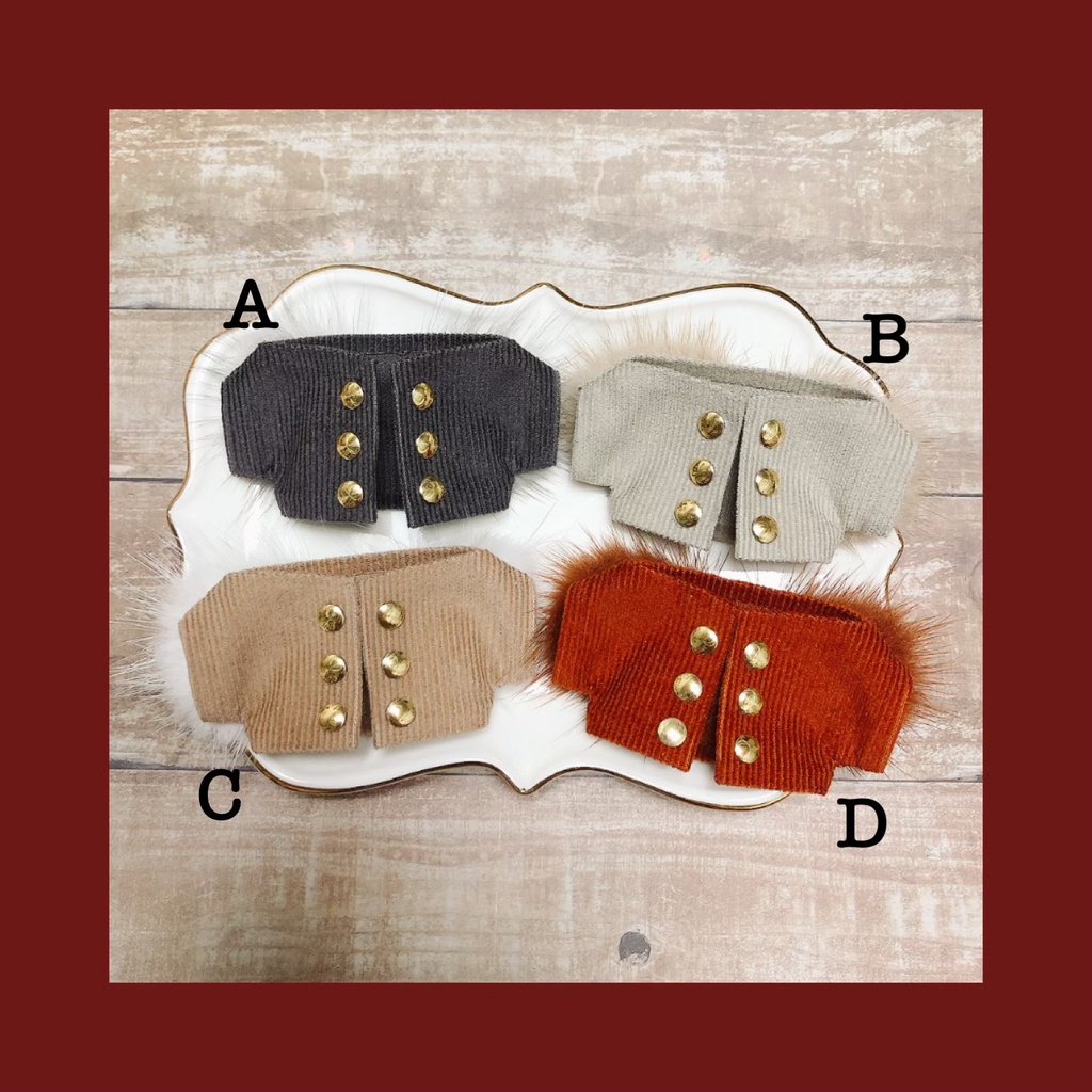 ファーリボンジャケット【10cmぬいsize/送料別】