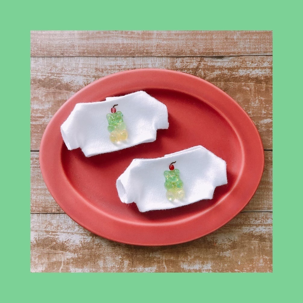 メロンソーダベアTシャツ🧸🍈🍒【10cmぬいsize/送料別】