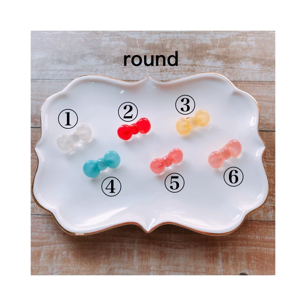 キャンディカラーリボンブローチ🎀【ぬい用/送料別】