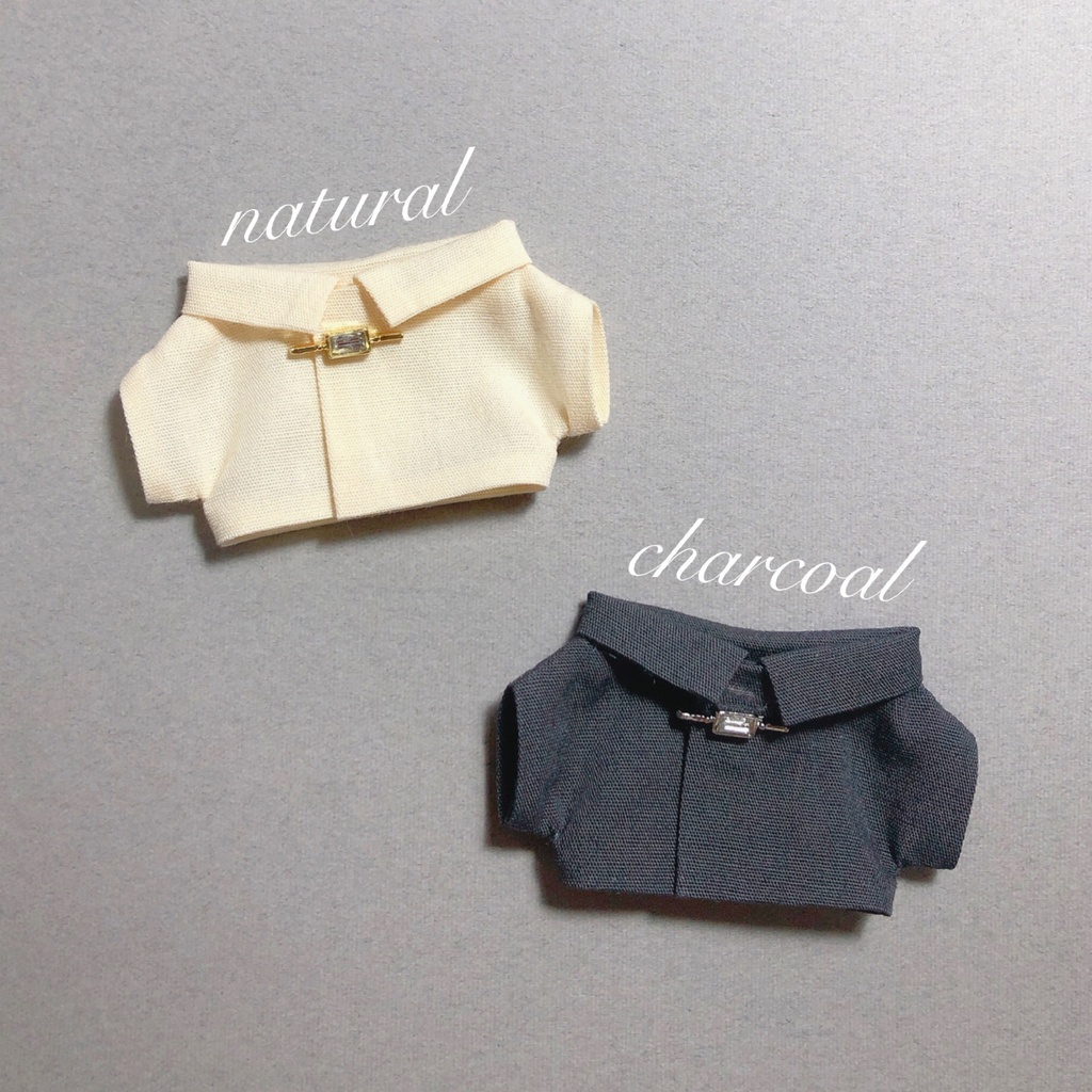 ワンポイントシンプルシャツ(10cmぬいsize/送料別)