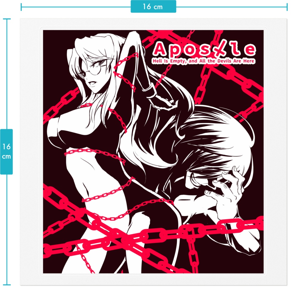 Apostleステッカー👿(・ω・っ)З👿