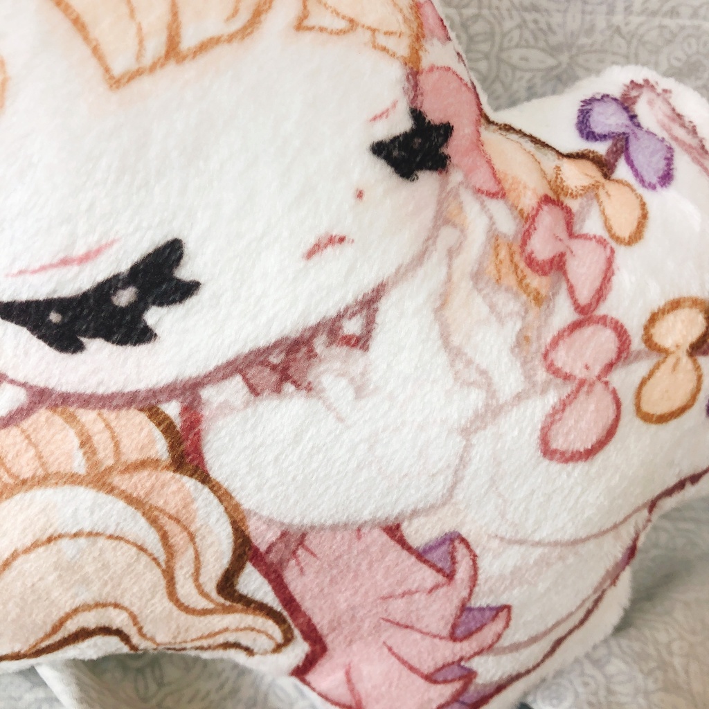 双子兎 Silky&Milky リバーシブル ふかふかクッション