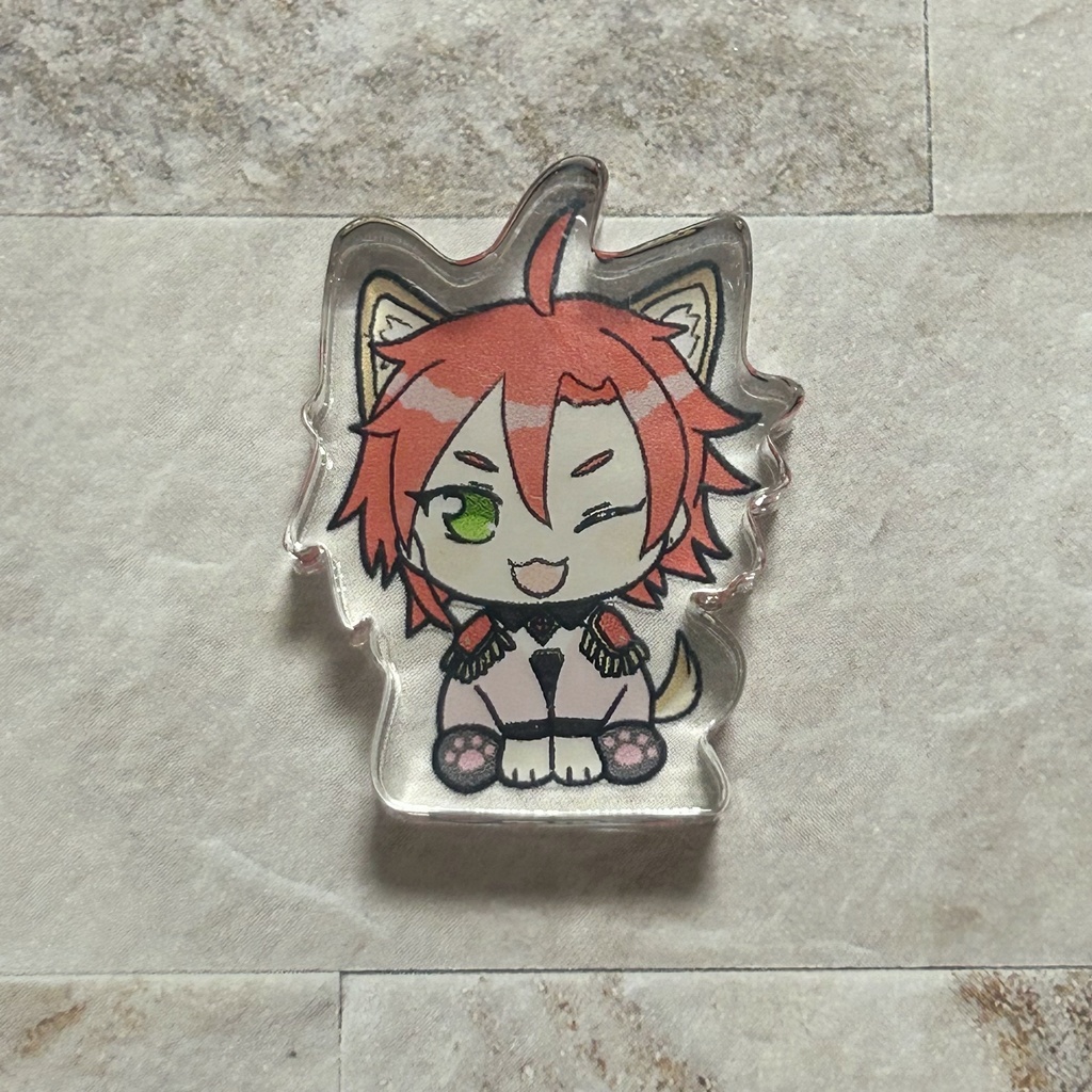 自立アクリルスタンド　犬耳アサヒ