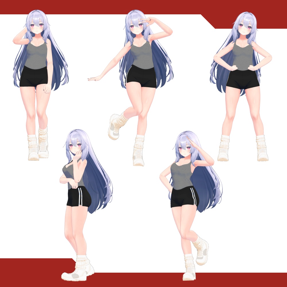 【サムネイル用ポーズ集】DNG-Pose