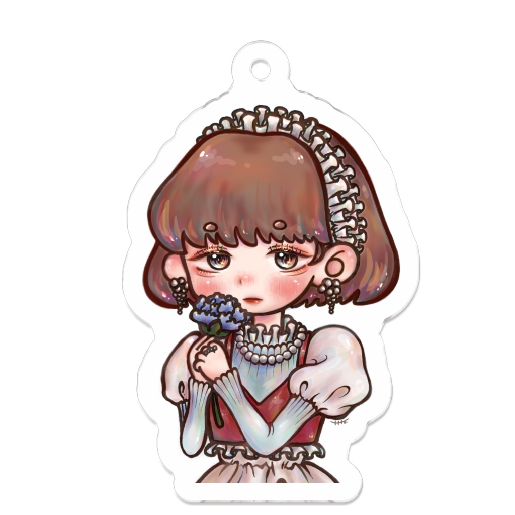 onnnanokoアクリルキーホルダー design.1