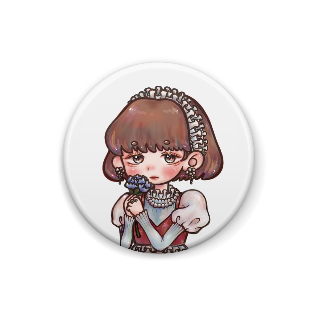 onnnanoko缶バッジ design.1