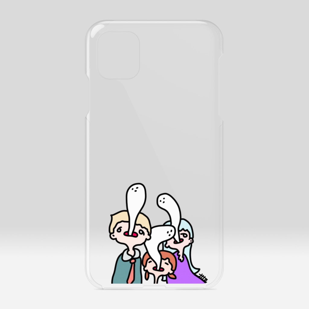 あわわわわ!! クリアiPhoneケース