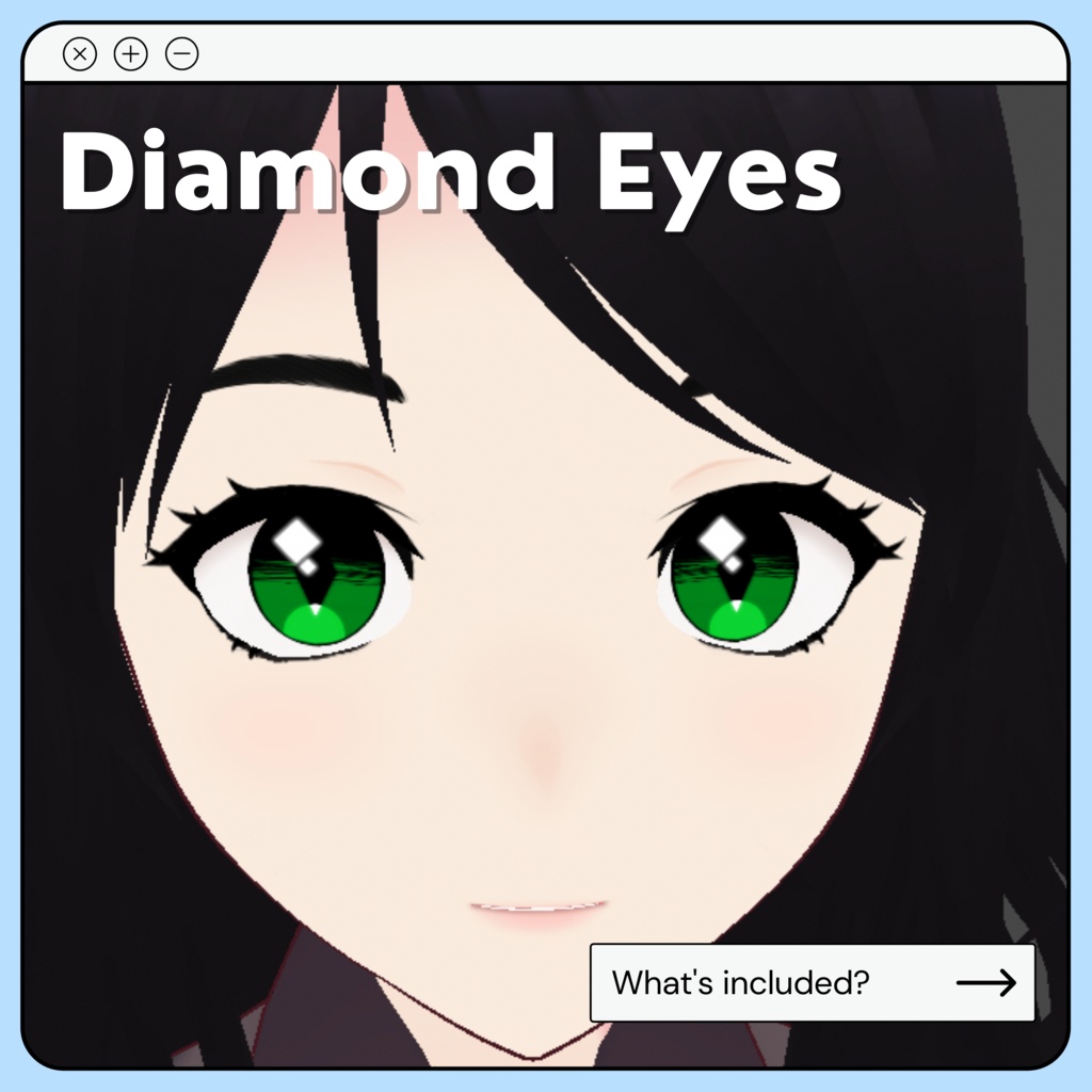 【無料有 / FREE】VRoid Diamond Eyes