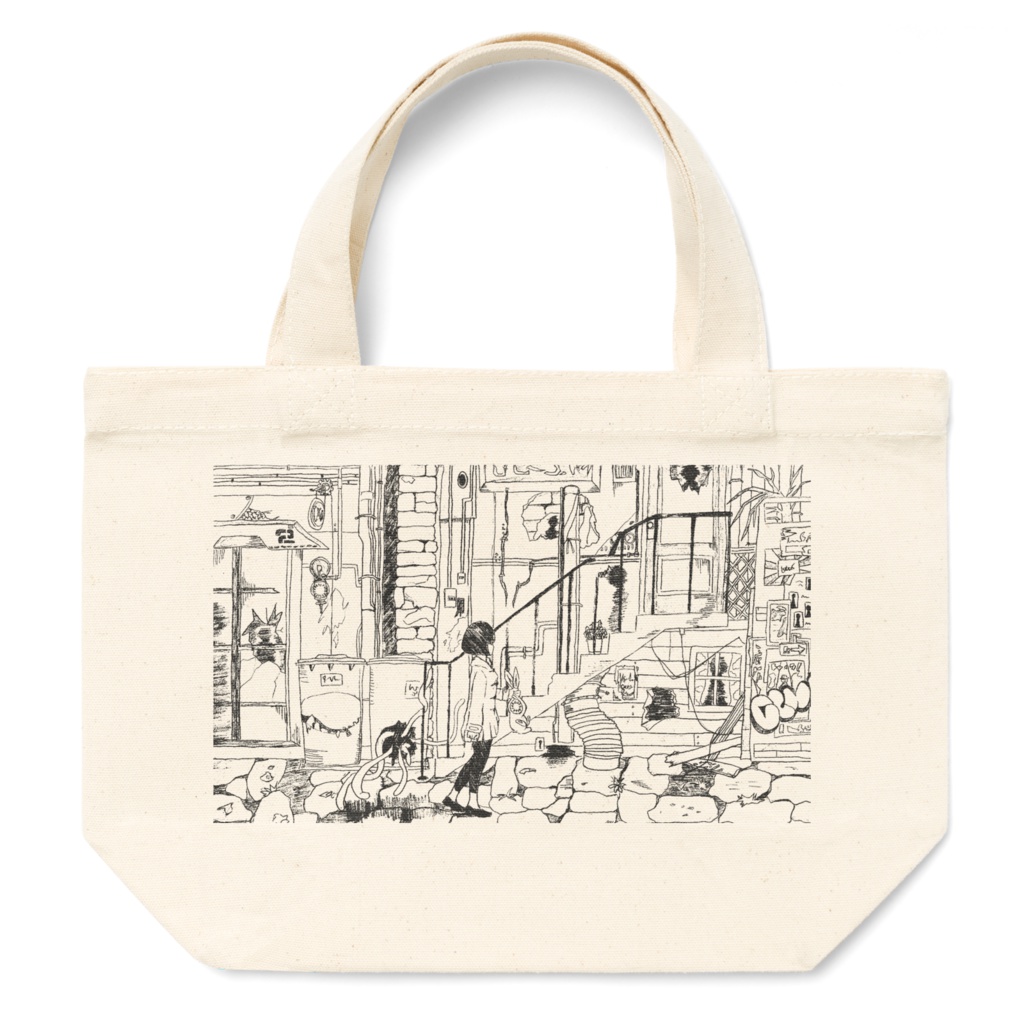 散歩トートバッグS