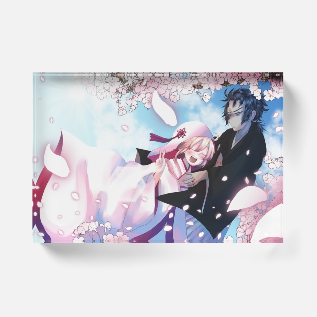 FGO土沖結婚アクリルブロック