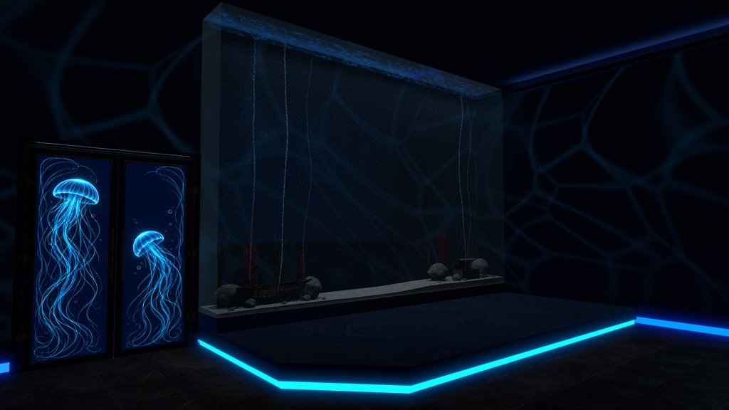 アクアリウムバーワールド Nereid Deep Sea Bar ステージ・スタッフルームあり!