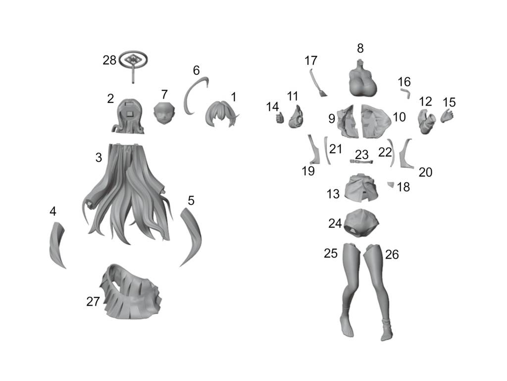 ユメ 1/7 ガレージキット