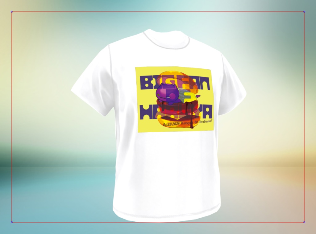 【販売終了】初配信記念！Tシャツ(XLのみ)（期間限定販売）11/20まで受注