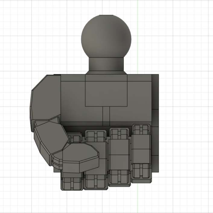 YMCロボットハンド 角 ver.1.0 3種セット