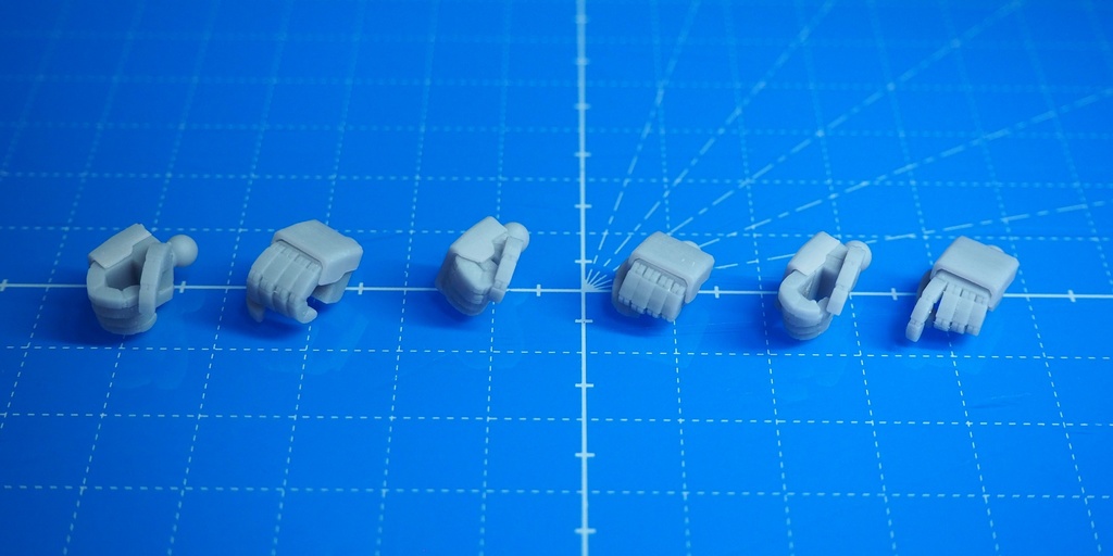 YMCロボットハンド 角 ver.1.0 3種セット