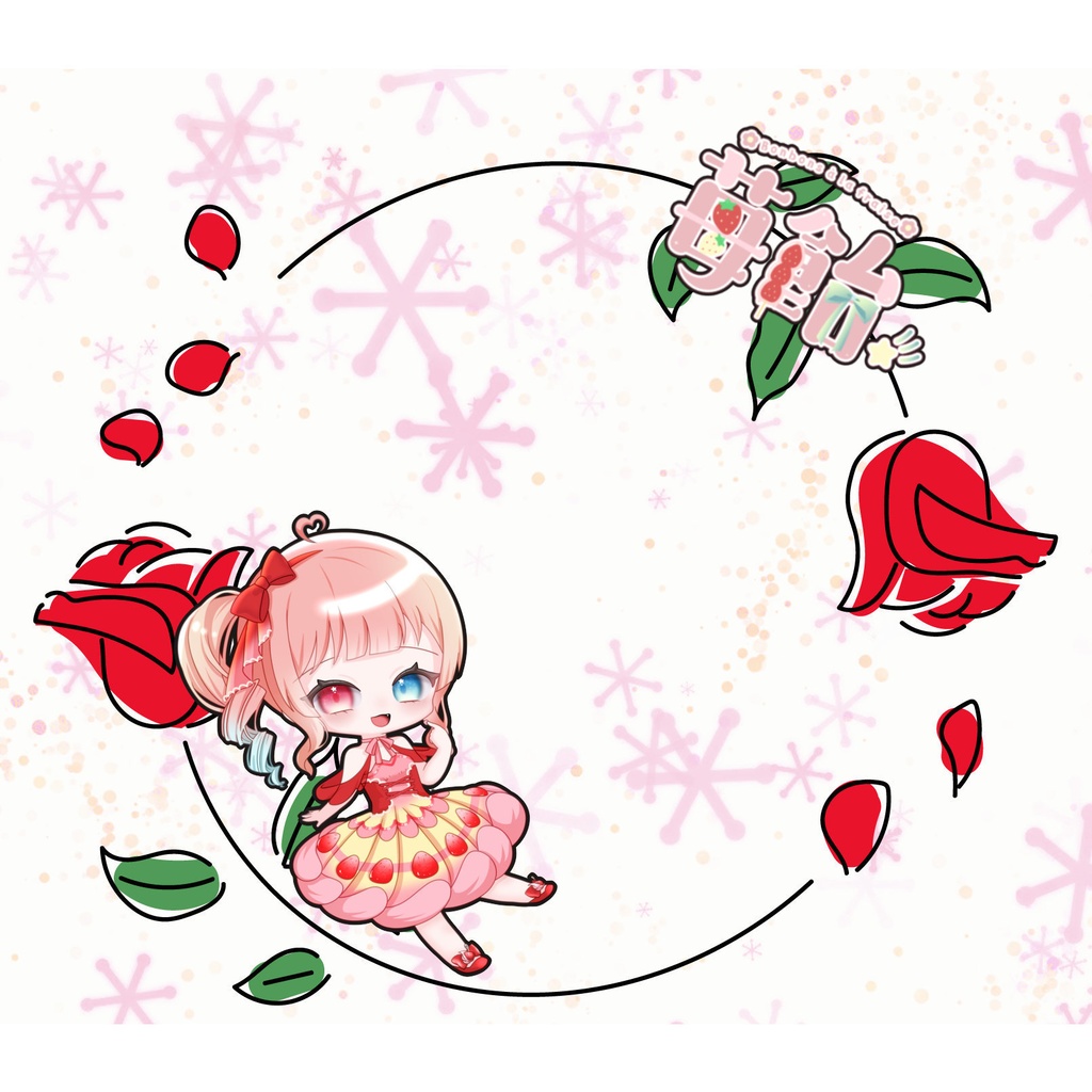 バラのアイコンリング素材