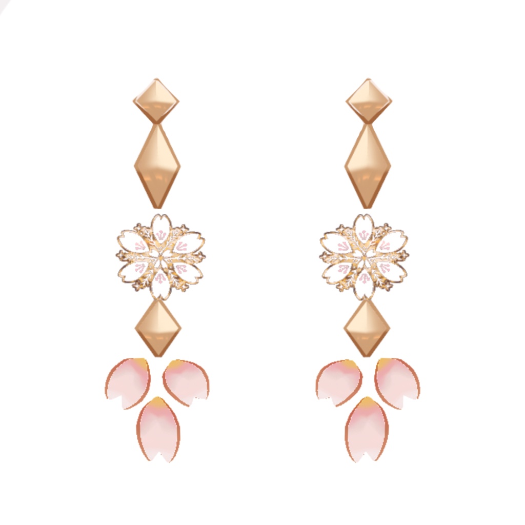 【VRoid】桜ピアス