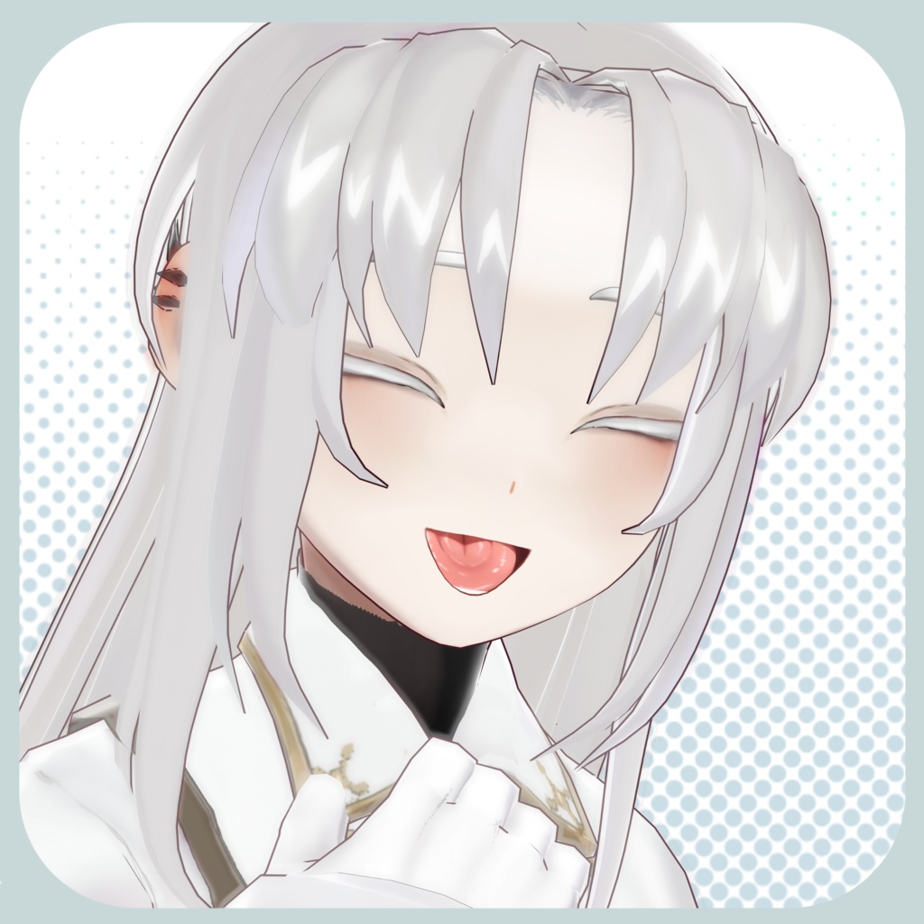 【Vroid】ぷるつや口内テクスチャ【4/6まで100円セール】Glossy Mouth Texture