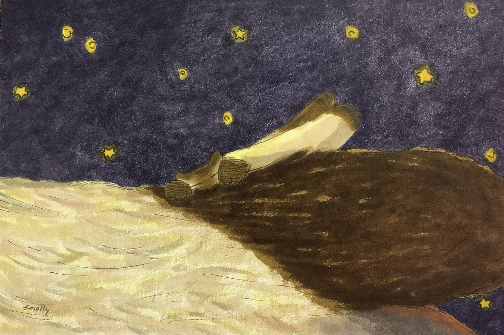 アナログ原画　my calm bed③