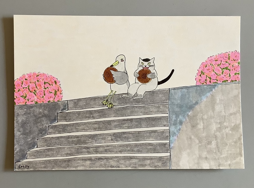 アナログ原画　あんぱんクラブ