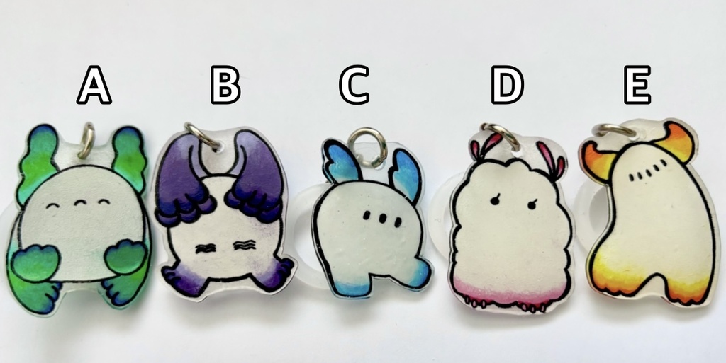 めじるしキーホルダー A•B•C•D•E