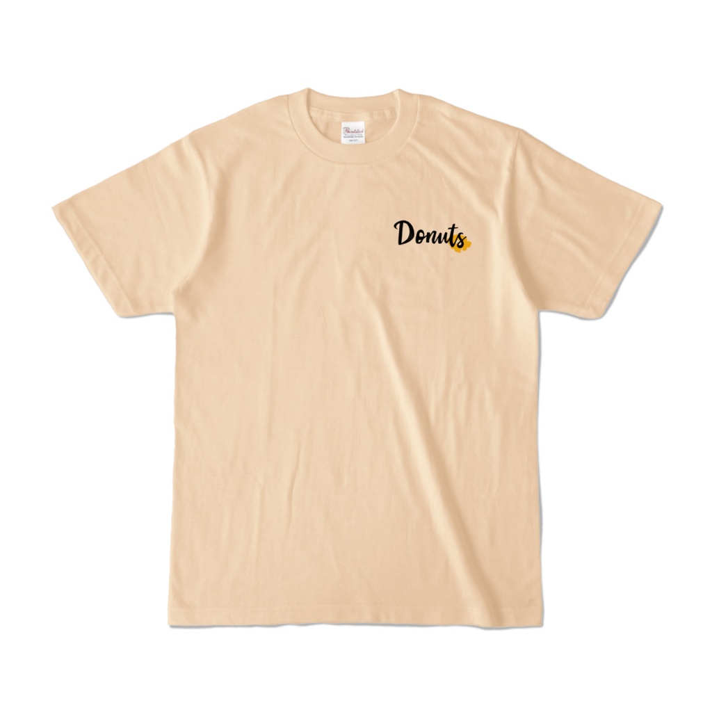 doNATSUどーなつバックプリントTシャツ〜黒い馬さん - めぐセンセのじ